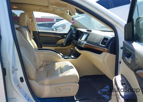 2017 Toyota Highlander Hybrid Limited Platinum из США, поврежденный, VIN 5TDDGRFH9HS033294